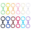 12Pcs 12 Colors Alloy Spring Gate Clasps FIND-TA0008-03-1
