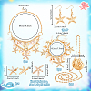 Alloy Dangle Earrings & Crossbody Bags & Bib Necklace & Chain Bracelets & Alligator Hair Clips Sets for Women SJEW-PH0001-22-4