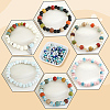 200Pcs 10 Colors Handmade Porcelain Beads PORC-PA0001-39-7