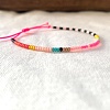 Bohemian Adjustable Glass Seed Beaded Bracelets for Women YP9037-2-5