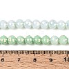 Anti-Tarnish Electroplate Glass Beads Strands GLAA-N056-6mm-09-2