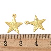 Rack Plating Brass Charms KK-G515-53D-G-3