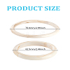 2Pcs 2 Styles Resin Bangles for Women BJEW-LP0004-48A-2