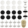 2 colors 20 sets Cloth Covered Alloy Buttons BUTT-PH0001-39-1