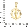 Religion Brass Pave Cubic Zirconia Pendants CU-CBA83A6-01A-G04-3