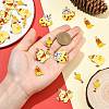 24Pcs 6 Styles New Year's Day Alloy Enamel Pendants ENAM-FS0004-29-5
