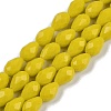 Opaque Solid Color Beads Strands EGLA-N013-P6mm-D06-1