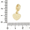 Brass Enamel European Dangle Charms KK-B159-01G-02-3