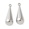 304 Stainless Steel Pendants STAS-U037-19P-1