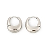 Brass Hoop Earrings for Women EJEW-U041-01P-4