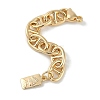 Brass Ends with Chains KK-P283-30G-2