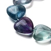 Natural Colorful Fluorite Beads Strands G-H051-A01-01-4