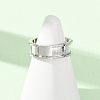 304 Stainless Steel Cuff Open Rings SA-CBACA70-01A-P-2