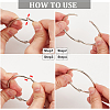 30Pcs Stainless Steel Loose Leaf Book Binder Hinged Rings FIND-BBC0002-24-6