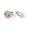 100Pcs Electroplate Glass Beads EGLA-P060-01B-HR02-2