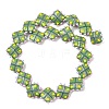 Glass Imitation Jade Beads GLAA-L051-03F-4