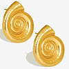 304 Stainless Steel Conch Stud Earrings for Women OP4692-2-1