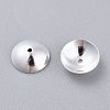 201 Stainless Steel Bead Caps STAS-K210-01C-S-2