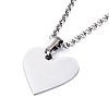 Non-Tarnish 304 Stainless Steel Double Layer Necklaces NJEW-M181-15P-3