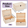 Wood Storage Boxes WOOD-WH0062-50A-3