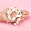 Natural Baroque Pearl Keshi Pearl Beads Strands PEAR-Q015-017-6