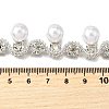 Brass Crystal Rhinestone Cup Chains OCOR-XCP0002-76-4