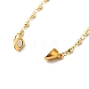 Magnetic Heart Alloy Clasps Necklace for Girl Women NJEW-JN03658-5