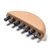 Natural Blue Spot Jasper Scalp Massager AJEW-G058-01E-2