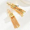 Chain Tassel Star Fashion Alloy Hoop Earrings GS7643-4