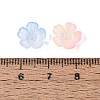 Transparent Plastic Bead Caps KY-Q005-02A-M01-4