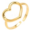 Vintage Stainless Steel Hollow Heart Couple Rings DO2423-2-1