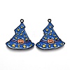 Halloween Theme Witch Hat Alloy Enamel Pendants LS-X-ENAM-J649-11B-01-1