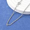 316 Surgical Stainless Steel Cable Chain Necklaces NJEW-JN01047-04-1