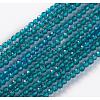 Glass Beads Strands X-EGLA-E057-02B-10-1