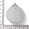 Brass Pendant Cabochon Settings KK-R215-02P-3