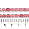 Natural Strawberry Quartz Beads Strands G-C080-B01-01A-3