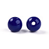 Opaque Solid Color Glass Beads X1-GLAA-N007-6mm-A03-2