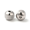 Non-Tarnish 201 Stainless Steel Bead STAS-H214-29D-P-1-2