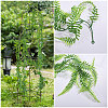 Plastic Artificial Persian leaf Rattan DIY-WH0671-112-4
