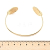 Shell Shape 304 Stainless Steel Cuff Bangles for Women LS-BJEW-S171-01B-G-3
