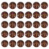 CHGCRAFT 30Pcs Resin Shank Buttons BUTT-CA0001-21-1