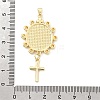 Brass Big Pendants KK-CBA459D-02G-02-3