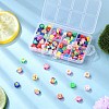 112Pcs 8 Styles Handmade Polymer Clay Beads CLAY-FP0001-09-5