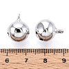 PVD Vacuum Plating Brass Bell Charms Pendants X-KKB-R002-12mm-08-3