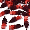 Polycotton(Polyester Cotton) Layered Tassel Big Pendant Decorations FIND-T052-16-12-1