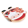 Christmas Theme Alloy Enamel Brooches JEWB-S022-03B-3