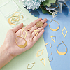 20Pcs 5 Style Brass Pendants KK-BC0009-93-3