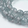 Natural Jade Bead Strands G-R166-10mm-15-3