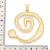 Rack Plating Alloy Big Pendants PALLOY-N179-55MG-3