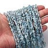 Natural Aquamarine Beads Strands G-I389-A17-1